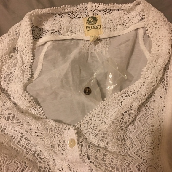New - anthropologie laceflower buttondown - Picture 4 of 7